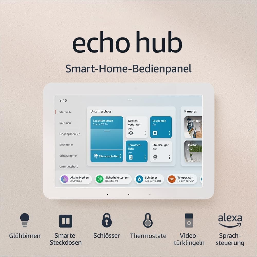 Amazon Echo Hub Smart-Home-Dashboard — Amazon