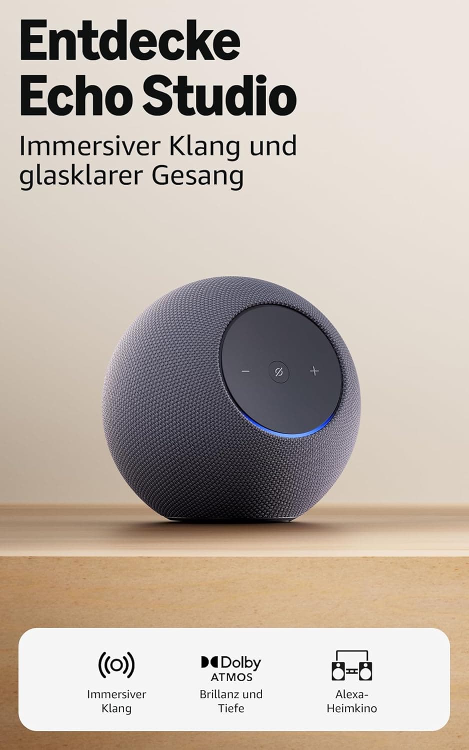 Amazon Echo Studio (2024) Smart Speaker mit Hub — Amazon