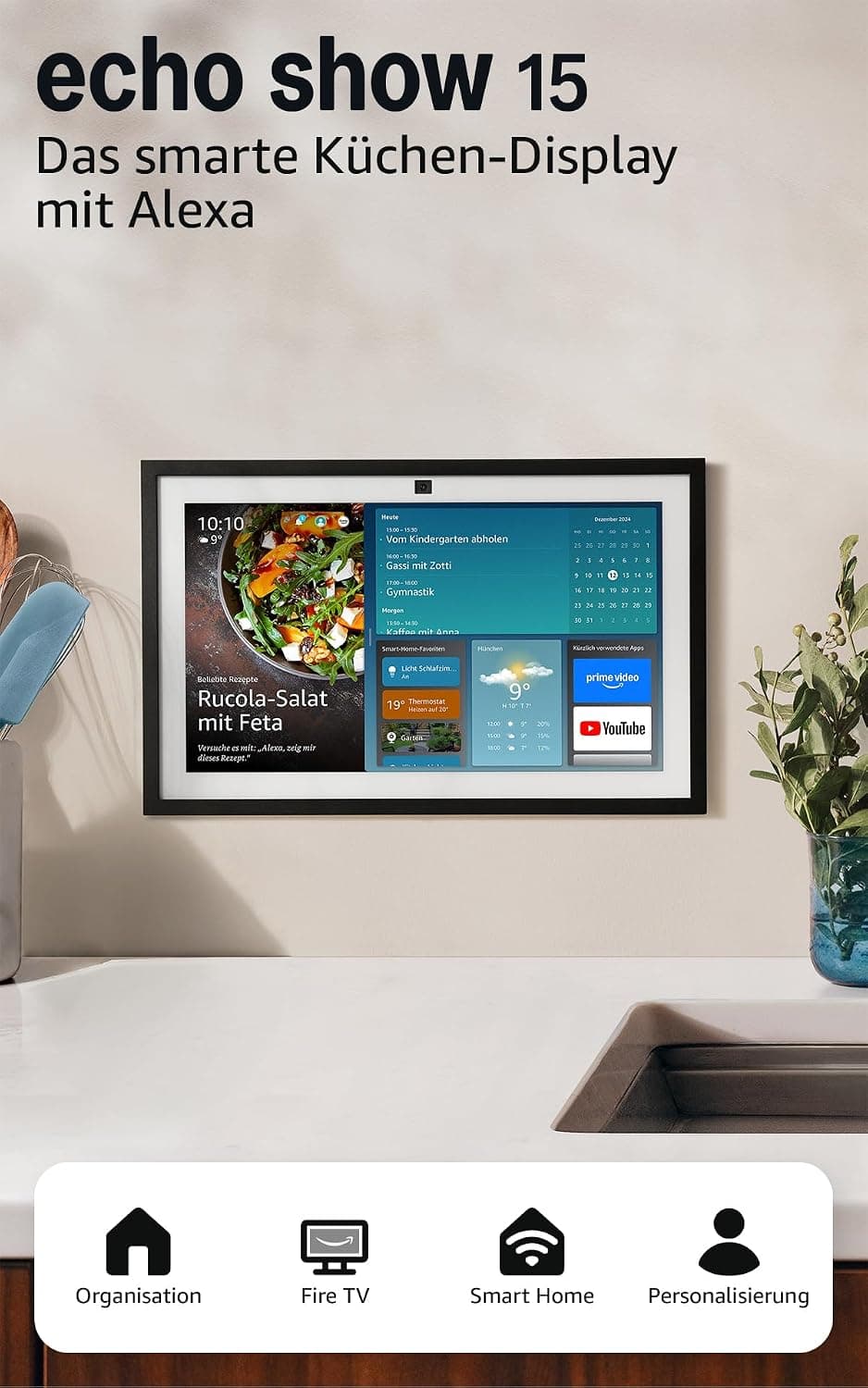 Amazon Echo Show 15 (2024) Smart Display — Amazon