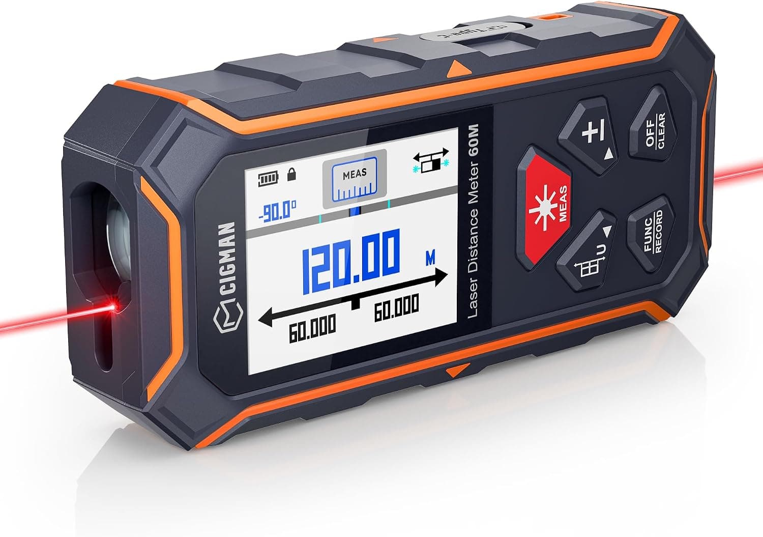 Huepar LM120G Grüner Laser-Entfernungsmesser — Huepar