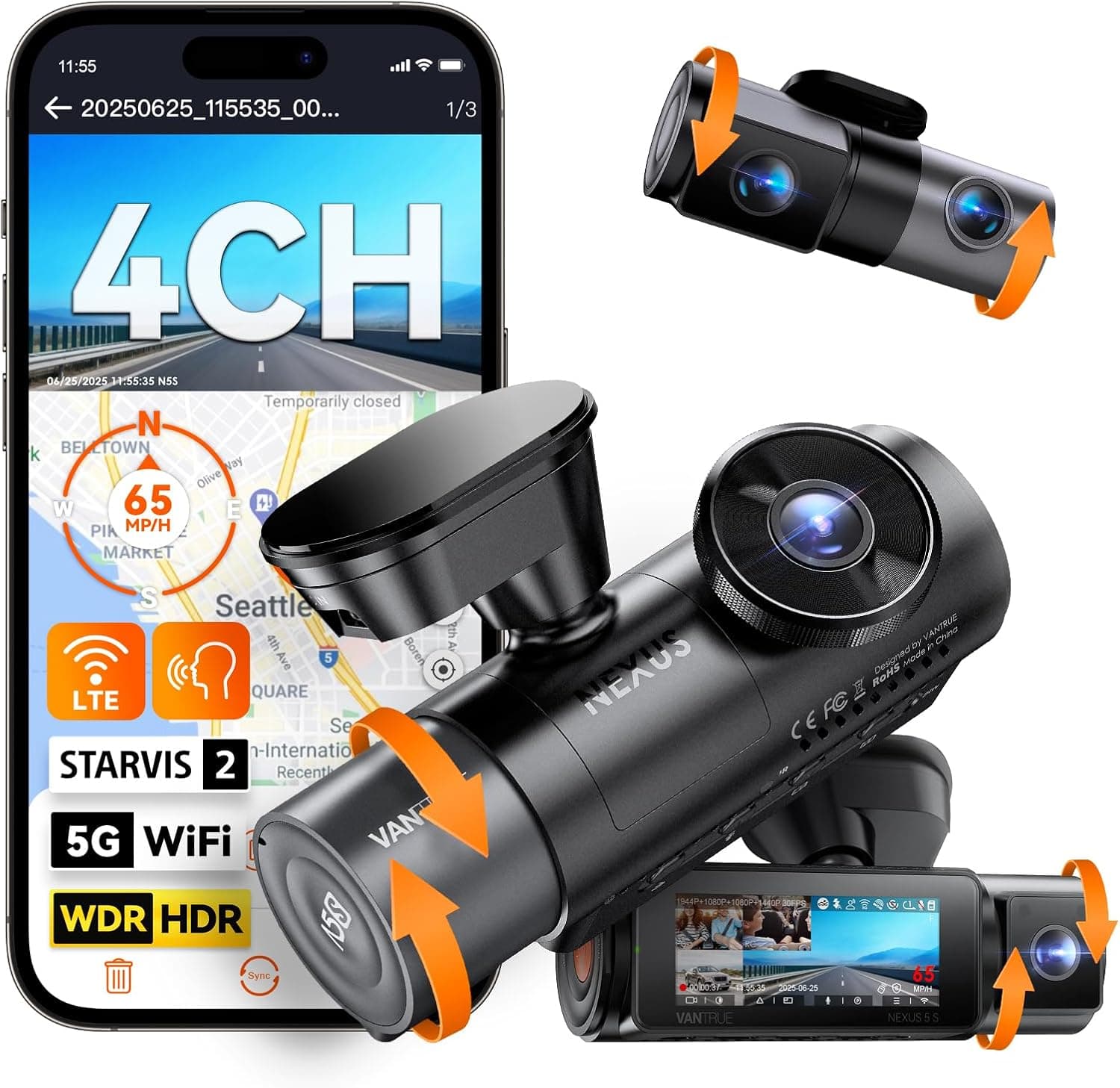 DR900X-2CH – 4K-Cloud-Dashcam — BlackVue