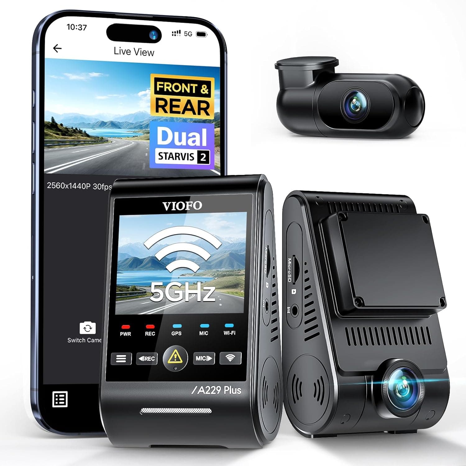 U3000 – 4K-Dashcam mit Radar — Thinkware